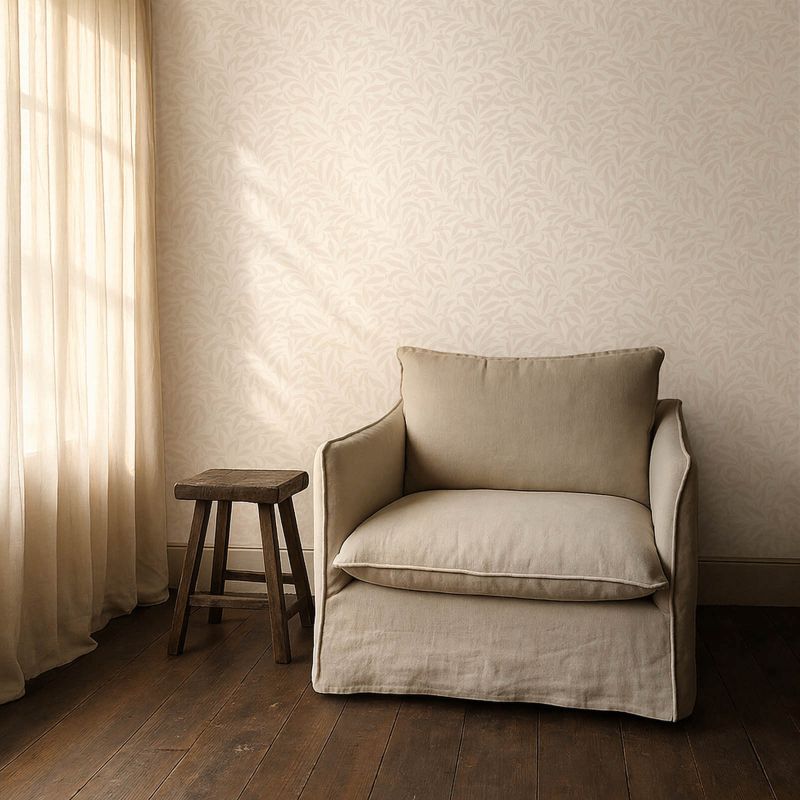 Pure Willow Boughs Wallpaper Ivory/Pearl