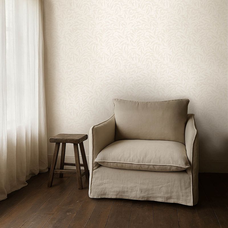 Pure Willow Boughs Wallpaper Ivory/Pearl