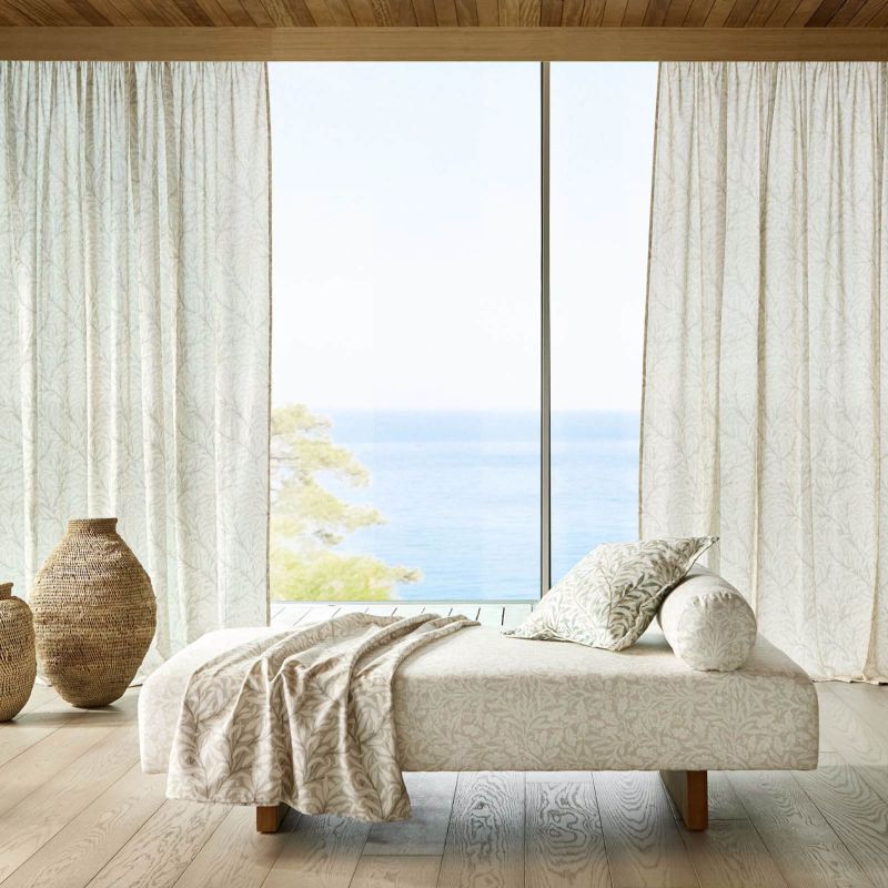 Pure Willow Boughs Sheer Wide Width Fabric Linen