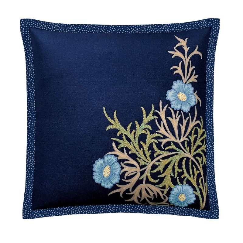 Seaweed Cushion, Cobalt/Thyme Cobalt/Thyme