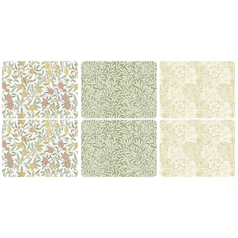 Simply Mixed Placemats Set of 6, Multi Multi