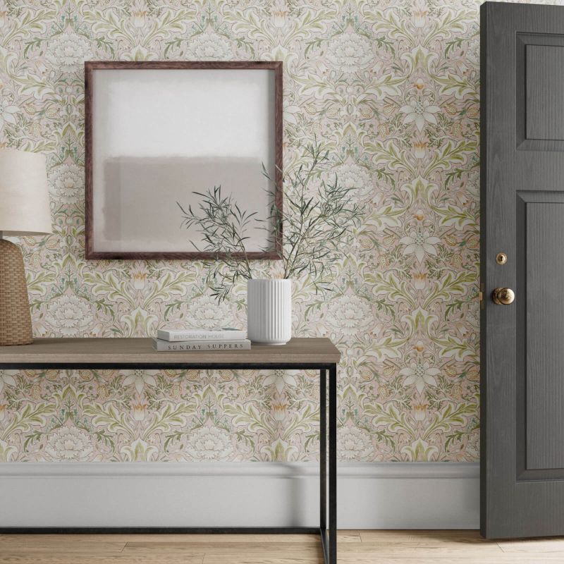 Simply Severn Wallpaper Cochineal/Willow