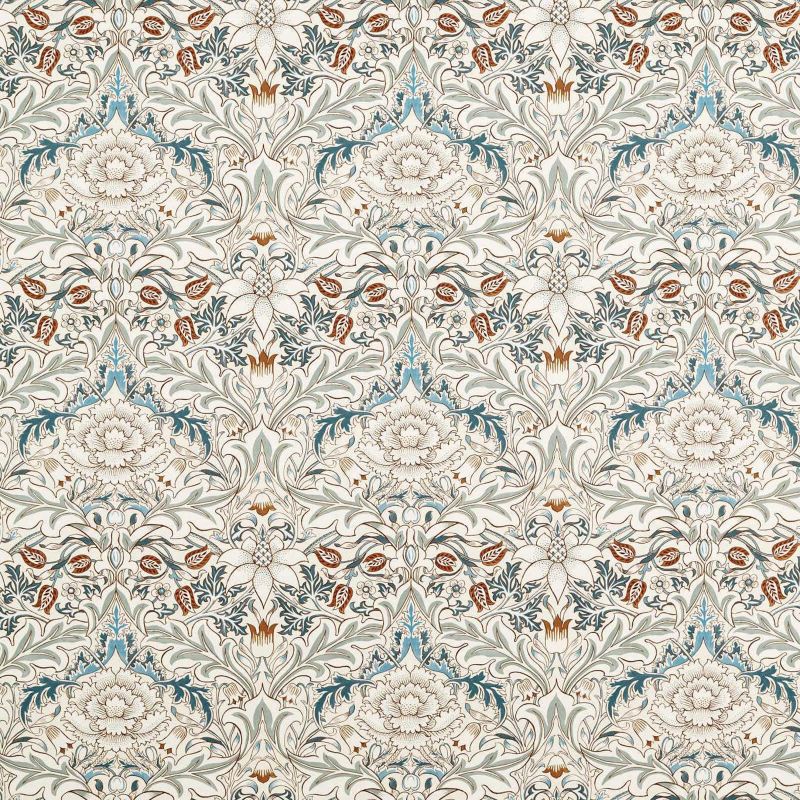 Simply Severn Wide Width Fabric Sage Leaf/Tan
