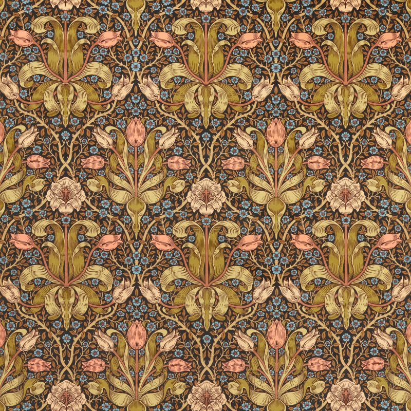 Spring Thicket Velvet Fabric Old Fashioned