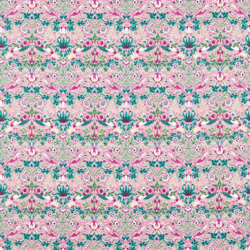 Strawberry Thief Fabric Miami Strip
