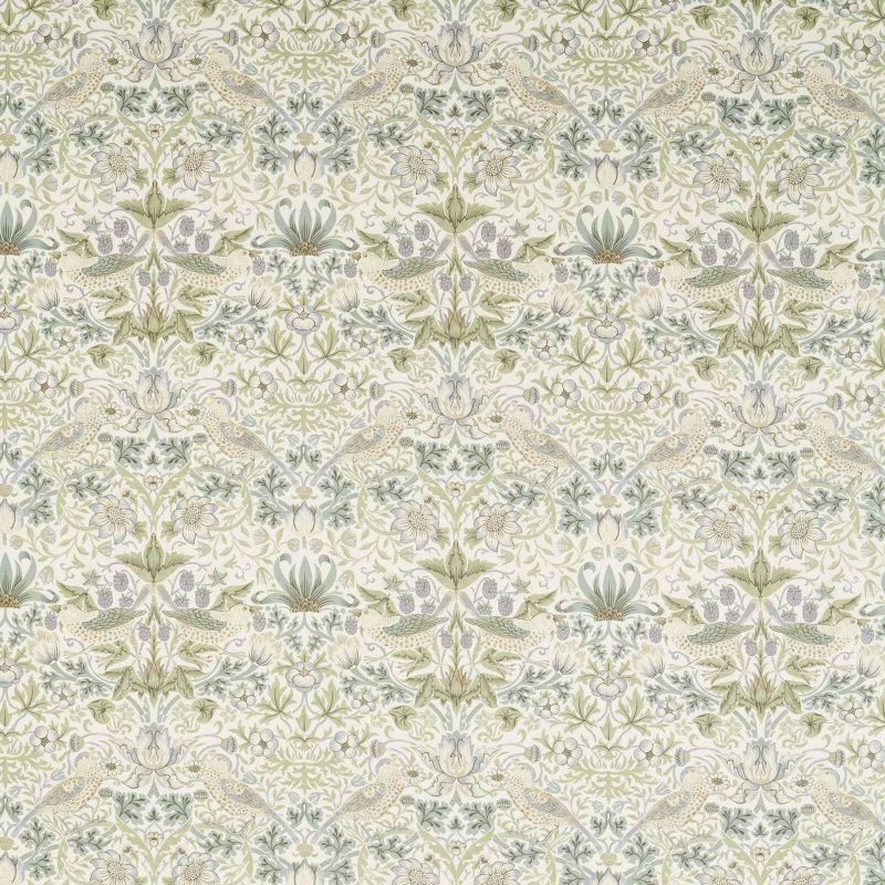Strawberry Thief Wide Width Fabric Lilac/Sage