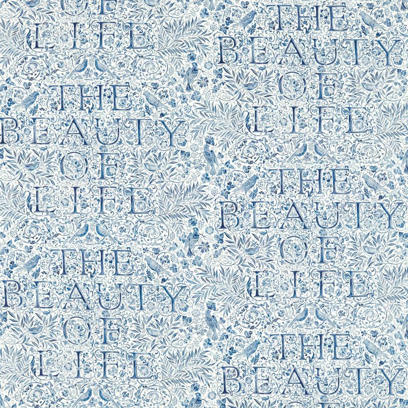 The Beauty of Life Fabric Indigo