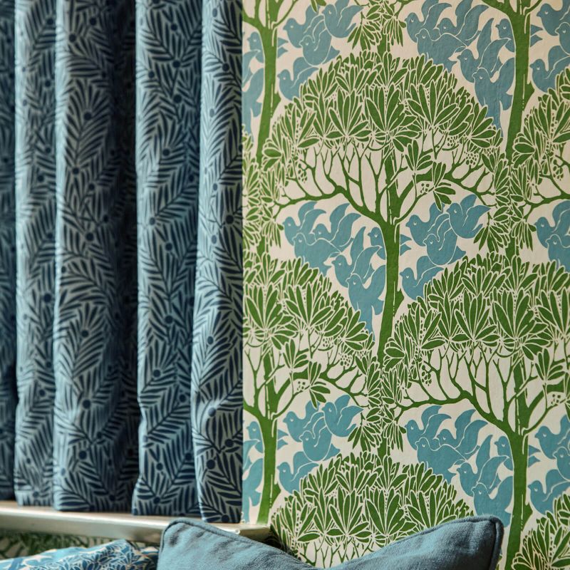 The Savaric Wallpaper Garden Green