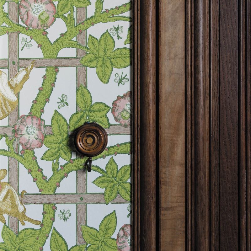 Trellis Wallpaper Summer Yellow