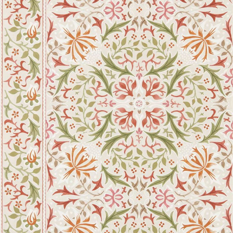 Walthamstow Wallpaper Rose/Nettle