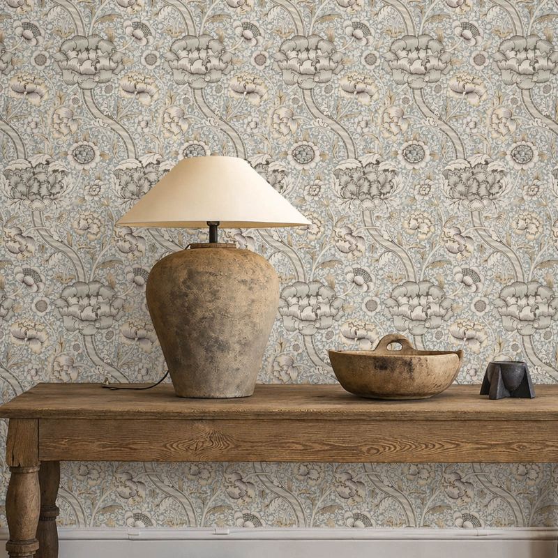 Wandle Wallpaper Grey/Stone