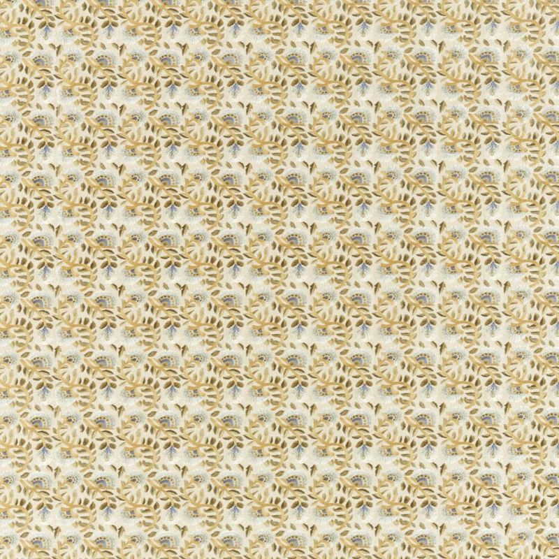 Wardle Embroidery Fabric Bayleaf/Manilla