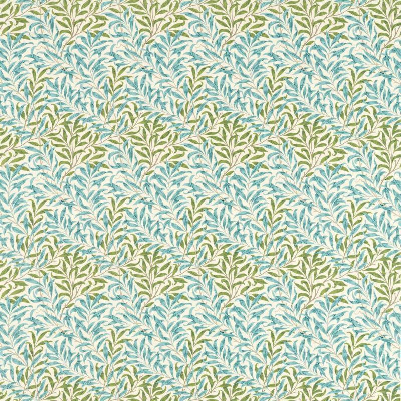 Willow Bough Outdoor Fabric Nettle/Sky Blue