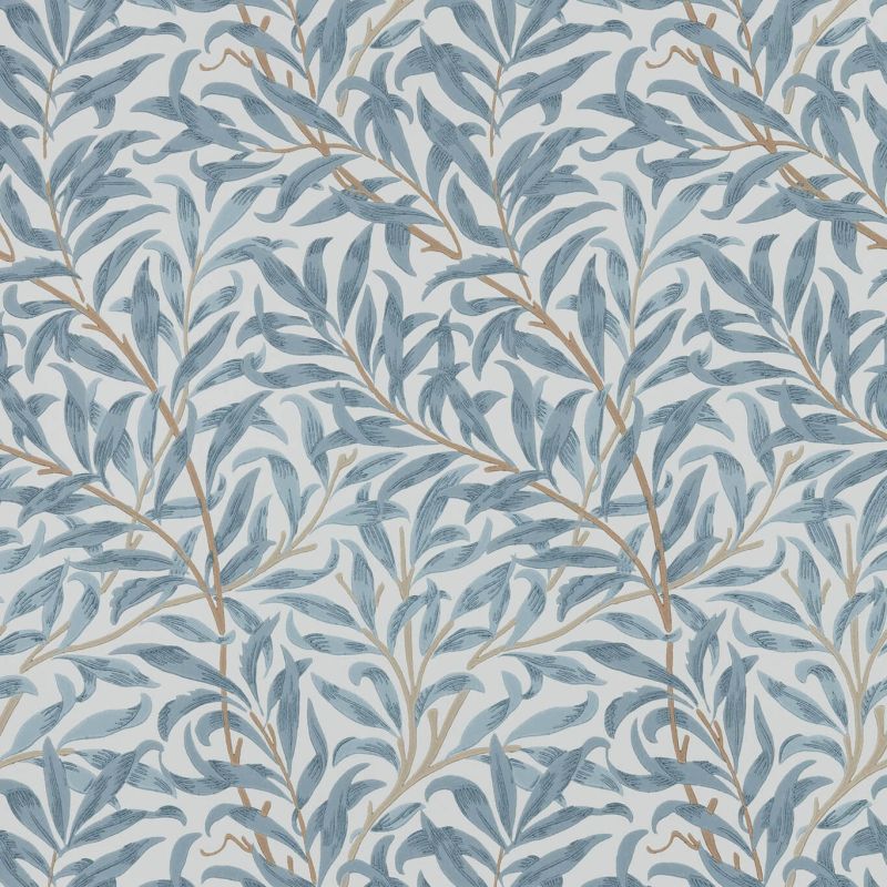 Willow Boughs Wallpaper Mineral Blue