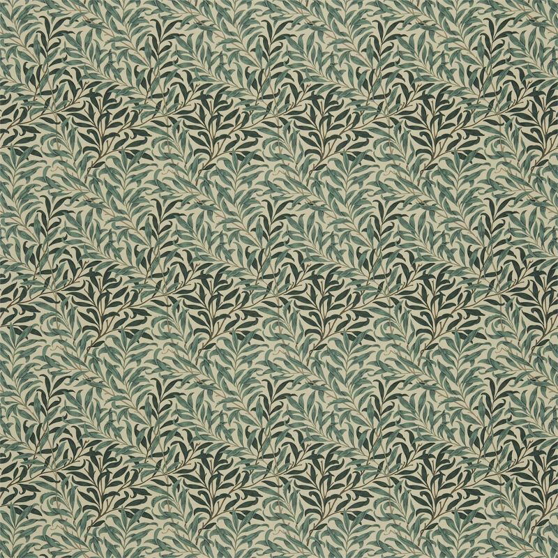 Willow Boughs Fabric Taupe/Green