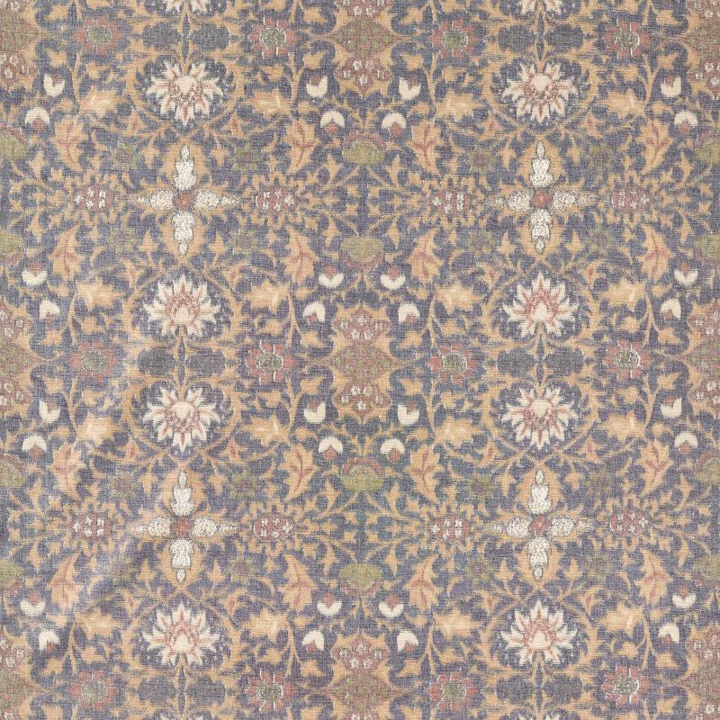 Wilton Warp Print Fabric Indigo