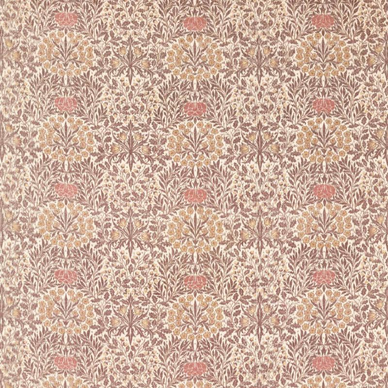 Daisy & Oak Warp Print Fabric Chestnut/Primrose