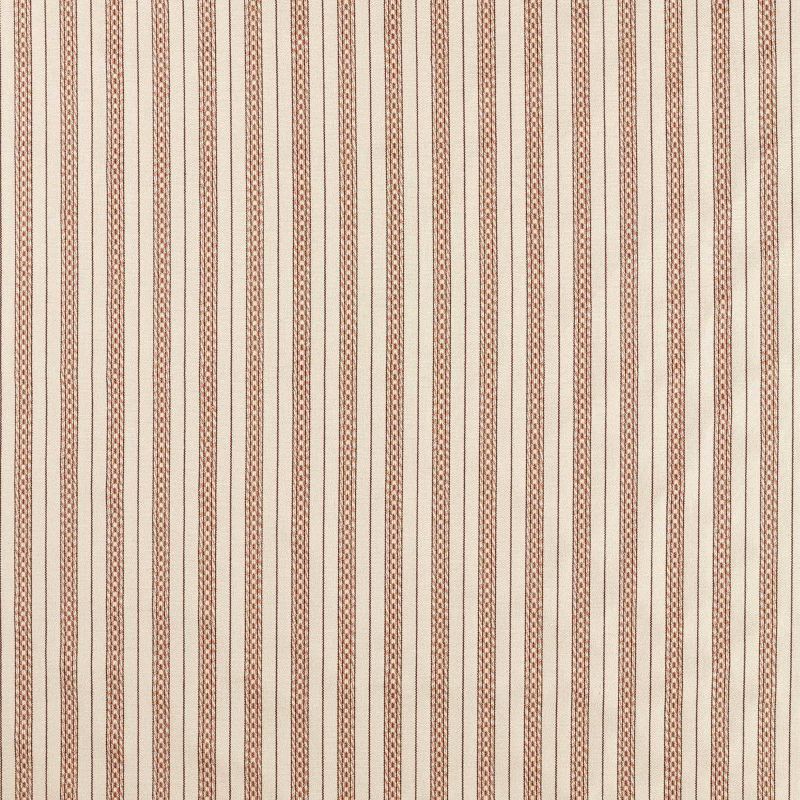 Elm Stripe Fabric Apricot/Linen