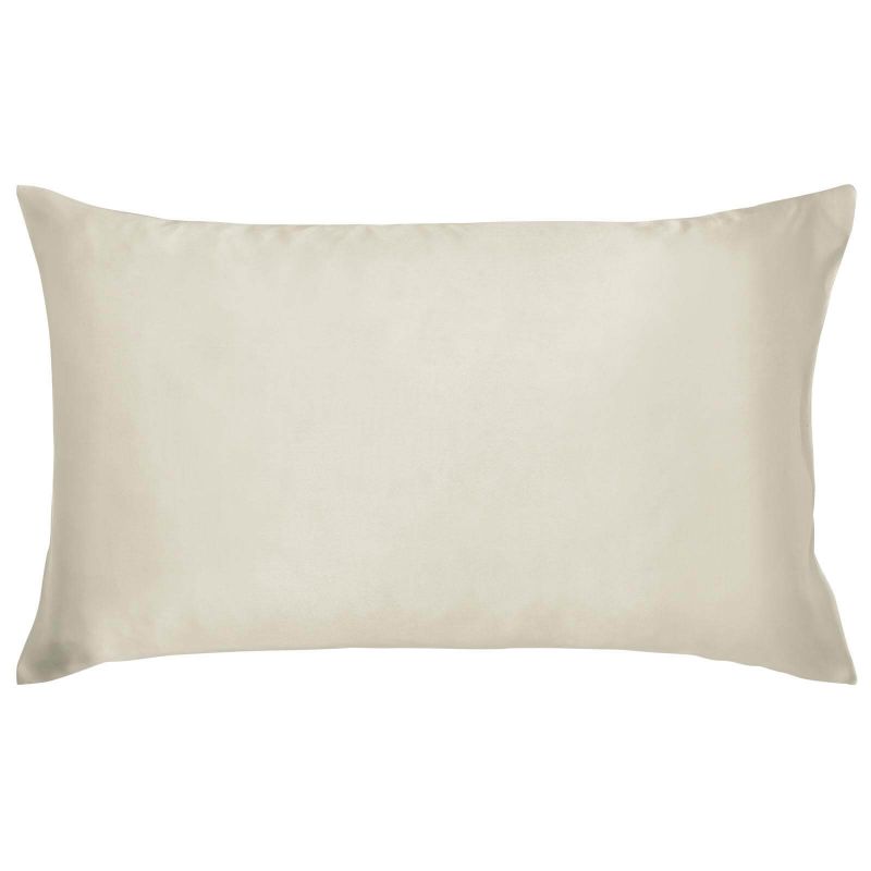 Silk Standard Pillow Case, Ivory Ivory
