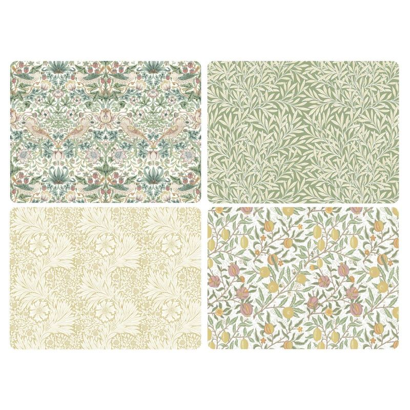 Simply Mixed Large Placemats Set of 4, Multi Multi