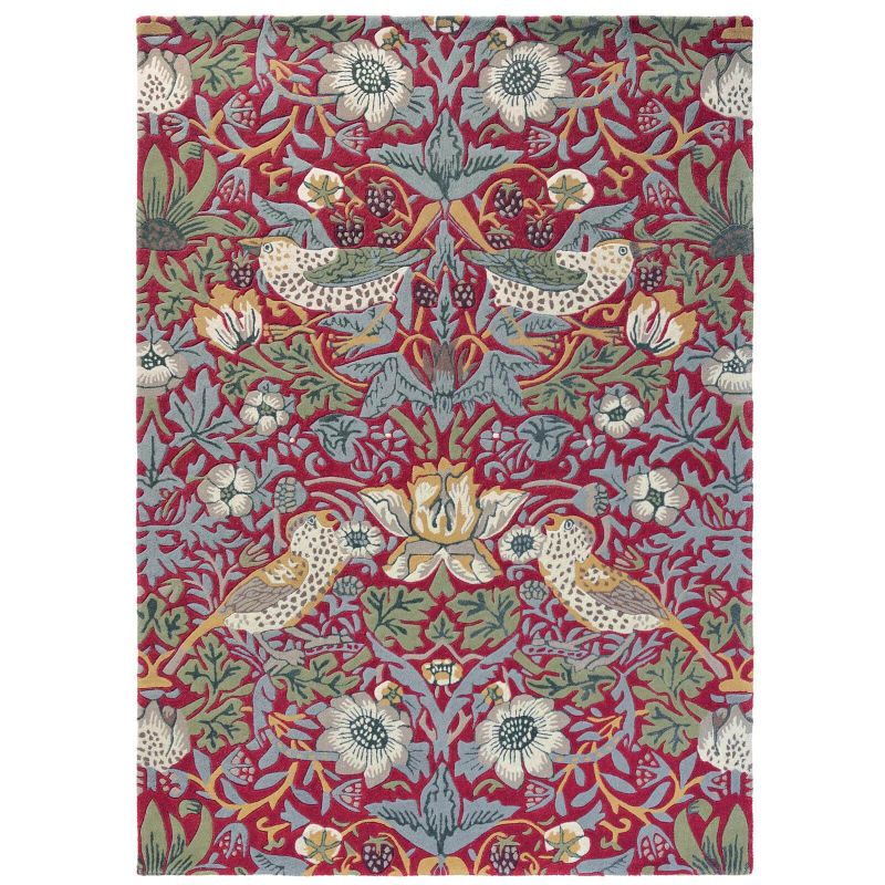 Strawberry Thief rug Crimson 43942-200407 Crimson