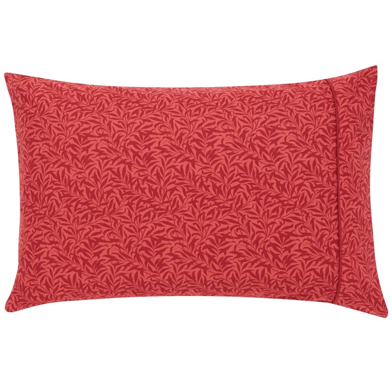 Strawberry Thief Standard Pillowcase Pair, Crimson Crimson