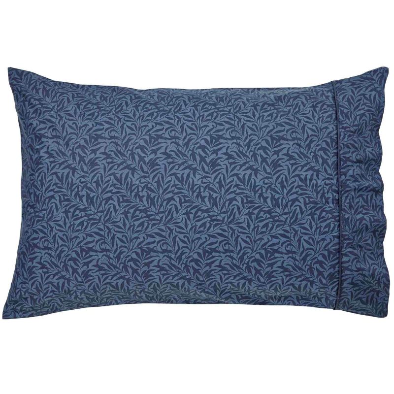 Strawberry Thief Standard Pillowcase Pair, Indigo Indigo