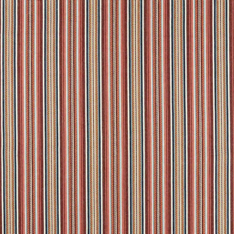 Woodford Stripe Fabric Mulberry