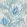 Lent Lily Wallpaper Cornflower Blue