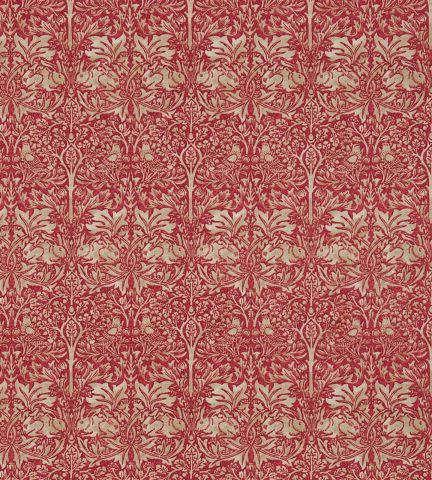 【ROMANE】Brunch Brother Fabric Poster_Forest Sintra Fabric Fern Paprika – Sister Parish