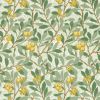 Arbutus Wallpaper Sage/Lemon