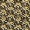 Artichoke Velvet Fabric Midnight/Pearwood
