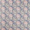 Cornflower Embroidery Fabric Indigo/Plum