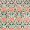 Helena Fabric Peach/Teal