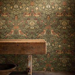 Bird Wallpaper Webbs Blue