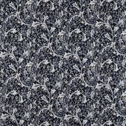 Clover & Vine Weave Fabric Indigo