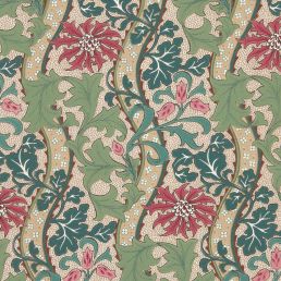 Cornflower Wallpaper Madder/Forest