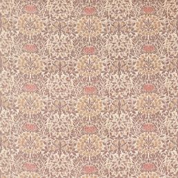 Daisy & Oak Warp Print Fabric Chestnut/Primrose