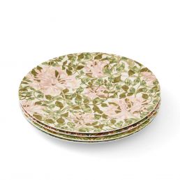 Dessert Plates Set of 4, Multi Multi