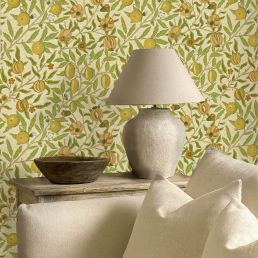 Fruit Wallpaper Lime/Green/Tan