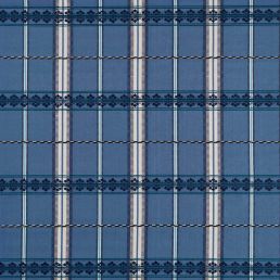 Hanover Check Fabric Indigo