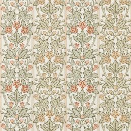Oak & Blossom Wallpaper Chestnut/Primrose