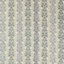 Oak & Blossom Weave Fabric Green/Indigo