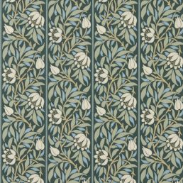 Peony Trellis Wallpaper Bayleaf/Slate