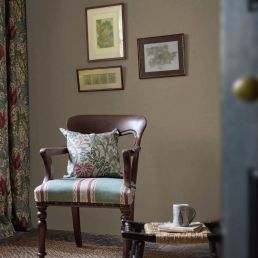 Pimlico Stripe Fabric Teal/Mulberry