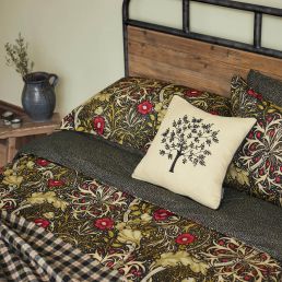 Seaweed Bedding Set, Black Black