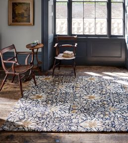 Snakeshead Rug Indigo
