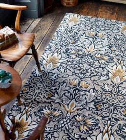 Snakeshead Rug Indigo