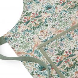 Strawberry Thief Apron, Cochineal/Willow Cochineal/Willow