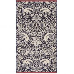 Strawberry Thief Towel, Blue Blue